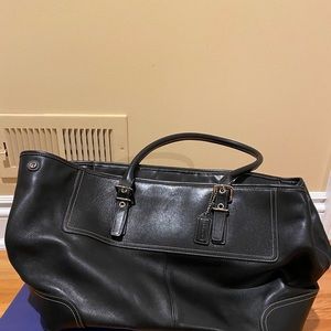 Black large coach large bag
